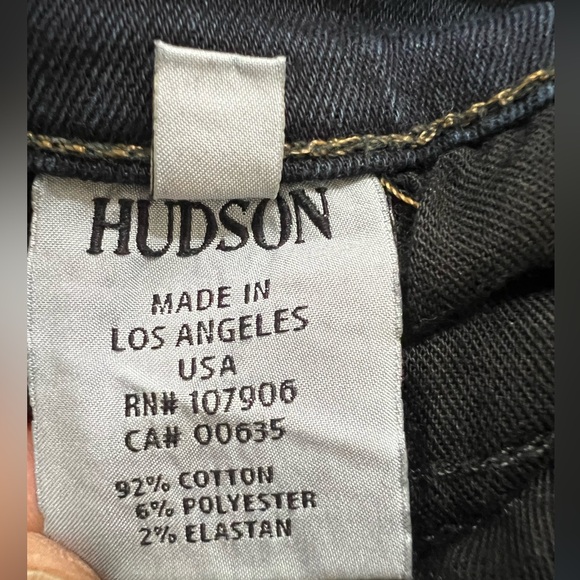 Hudson Women's Jeans Nico Midrise Super Skinny Blue Denim Stretch Size 25 - Picture 4 of 8